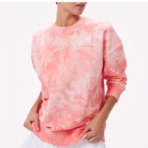 Outdoor Voices Lantana Tie Dye Cotton Terry Sweatshirt Like New